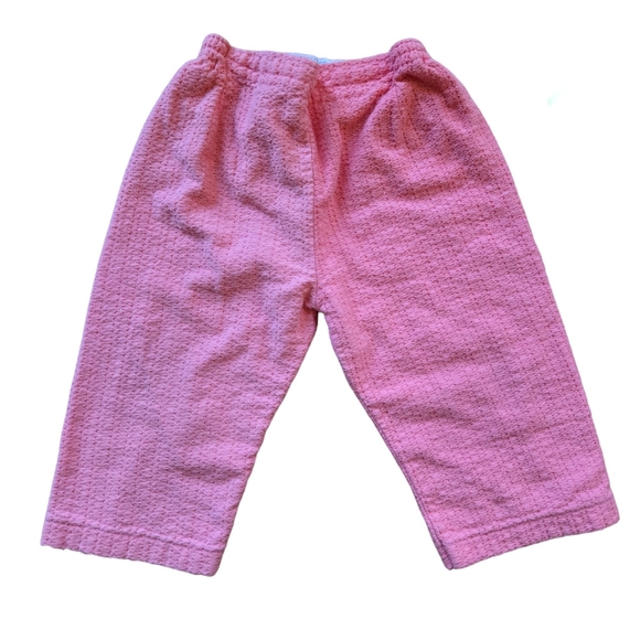 Vintage 1980s-1990s Carter's coral pink pants - Picture 1 of 5